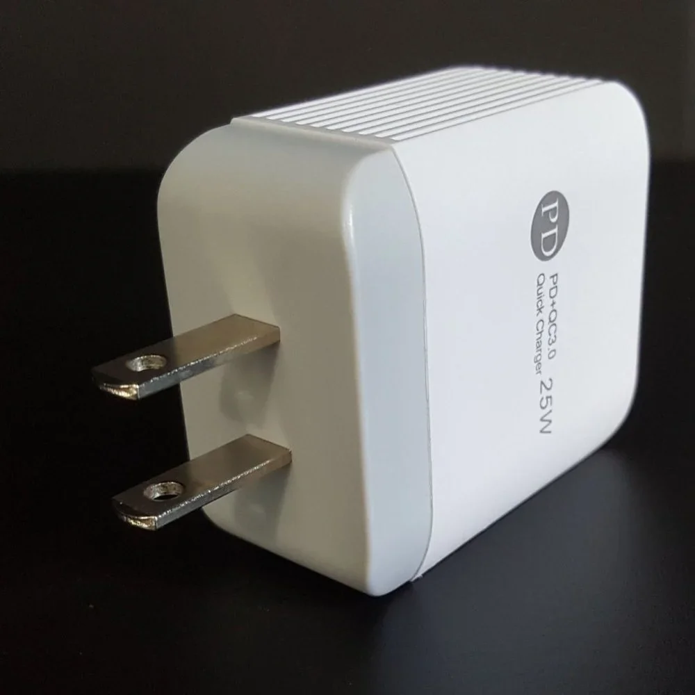 Fast PD Charger Dual Port Type C and USB A QC 3.0 Quick Charge